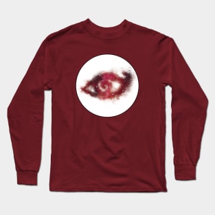 Shadowhunters rune / The mortal instruments - galaxy eye rune sand explosion (red galaxy) - Mundane gift idea Long Sleeve T-Shirt